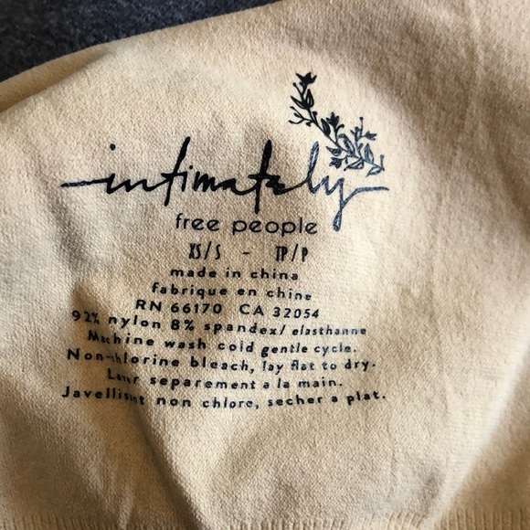 Free People Bodysuit Intimately Clean Lines - Picture 9 of 9